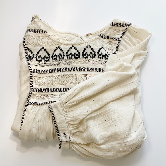 Free People Tops - Free People Cyprus Avenue Embroidered Top